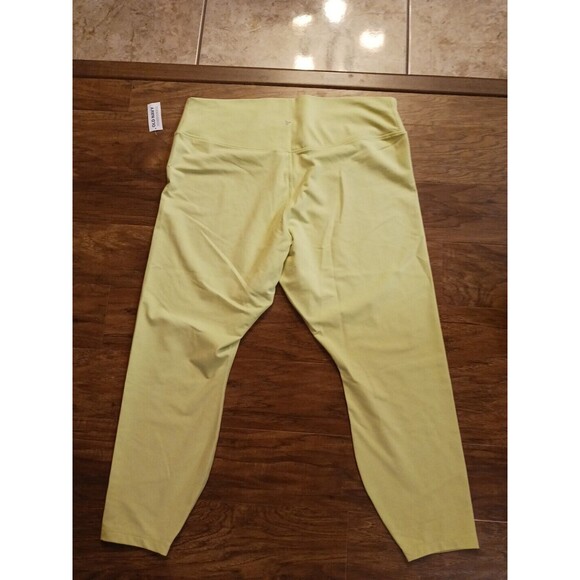 NWT Women's Old Navy Extra High Waisted PowerChill 7/8 Leggings Size XS Citrine - Picture 9 of 10